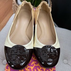 Tory Burch Flats Brown and cream. As new! US8.5